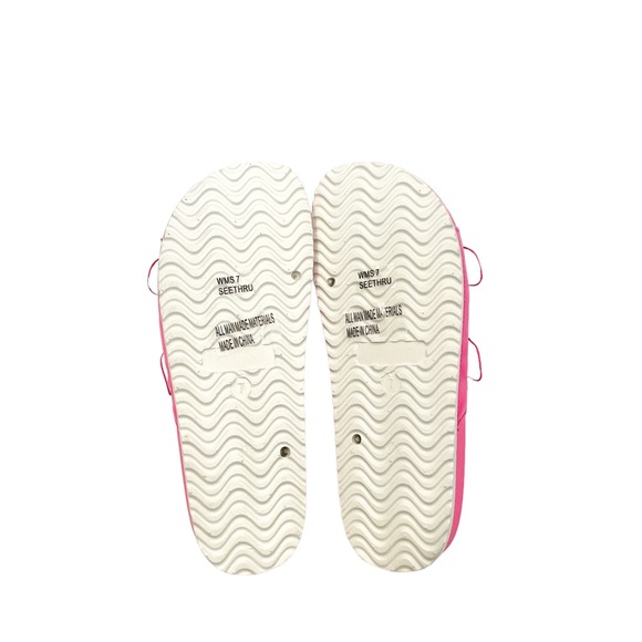 DV Dolce Vita Women's SEETHRU Slide Sandal in Pink - Size 7 NEW - Picture 6 of 7